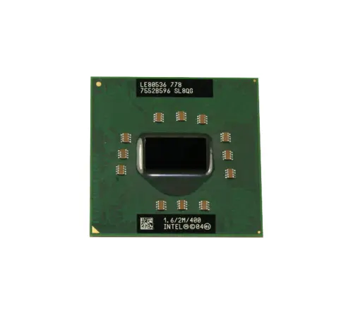 SL8QG Intel Pentium M LV 778 1-Core 1.60GHz Socket H-PBGA479 400MHz FSB 2MB L2 Cache Processor