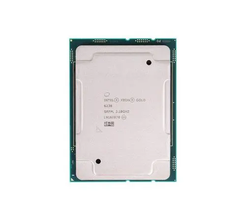 SRFPL Intel Xeon Gold 6238 22-Core 2.10GHz 30.25MB L3 Cache Socket LGA3647 Processor