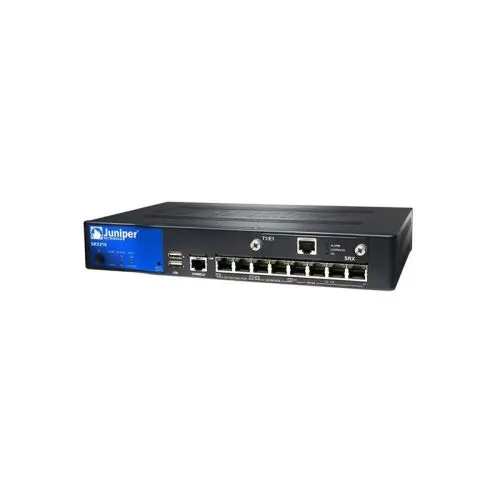 SRX210HE2 Juniper SRX Series 2 x Ports 1GbE + 6 x Ports FE + 1 x Mini-PIM Slot + 1 x Express Card Slot Services Gateway