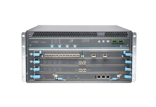 SRX5400X-BASE2 Juniper Network SRX5400 Service Gateway RE3 2xSCB4 2xPEM Fan Tray Enhanced Midplane Switch Chassis