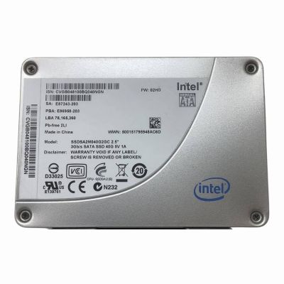 SSDSA2M040G2GC Intel X25-V Series 40GB Multi-Level Cell SATA 3Gb/s 2.5-Inch Solid State Drive