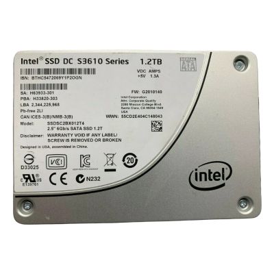 SSDSC2BX012T4 Intel DC S3610 1.2TB Multi-Level Cell SATA 6Gb/s 2.5-Inch Solid State Drive