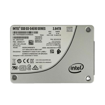 SSDSC2KB038T8 Intel D3 S4510 3.84TB Triple-Level Cell SATA 6Gb/s 2.5-Inch Solid State Drive