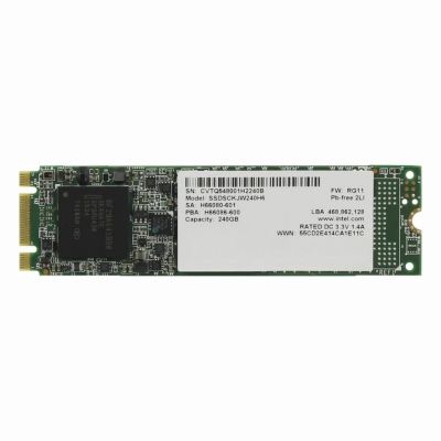 SSDSCKJW240H601 Intel 535 Series 240GB Multi-Level Cell SATA 6Gb/s (AES-256 Encryption) M.2 2280 Solid State Drive