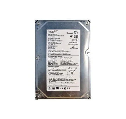 ST3120023AS Seagate Barracuda SATA V Series 120GB 7200RPM SATA 1.5Gb/s 8MB Cache (CE) 3.5-Inch Hard Drive