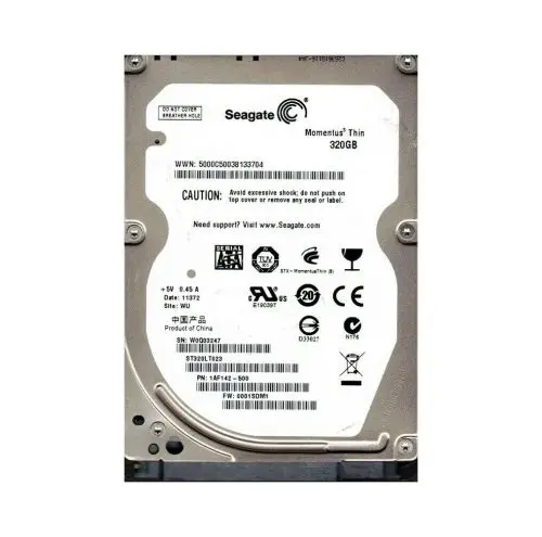 ST320LT023 Seagate Momentus Thin 320GB 7200RPM SATA 3Gb/s 16MB Cache 2.5-Inch Hard Drive