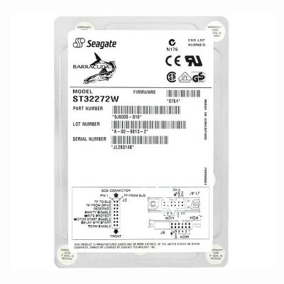 ST32272W Seagate Barracuda 4XL 2.26GB 7200RPM Ultra Wide SCSI 68-Pin 512KB Cache 3.5-inch Internal Hard Drive