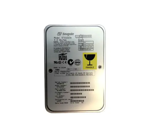 ST33223A Seagate Medalist 4323 Series 3.2GB 4500RPM IDE Ultra ATA/33 (ATA-4) 128KB Cache (CE) 3.5-Inch Hard Drive