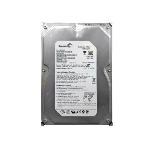 ST3400633AS Seagate BarraCuda 400GB 7200RPM SATA 3Gb/s 16MB Cache 3.5-inch Hard Drive