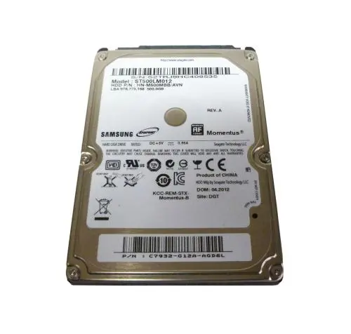 ST500LM012 Seagate Momentus 500GB 5400RPM SATA 3Gb/s 8MB Cache 2.5-inch Hard Drive
