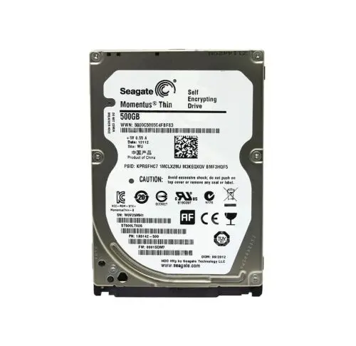 ST500LT025 Seagate Momentus Thin 500GB 5400RPM SATA 3Gb/s 16MB Cache (SED) (CE) 2.5-Inch Hard Drive