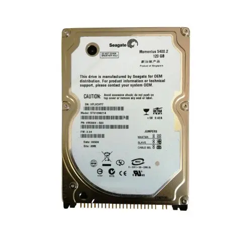 ST9120821AS Seagate Momentus 120GB 5400RPM SATA Laptop 8MB Cache 2.5-inch Ultra- Slim Line Hard Driv