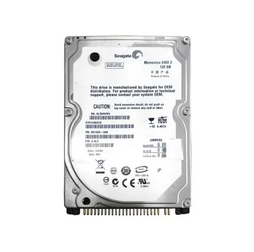 ST9120822AS Seagate Momentus 120GB 5400RPM SATA 1.5Gb/s 8MB Cache 2.5-inch Hard Drive