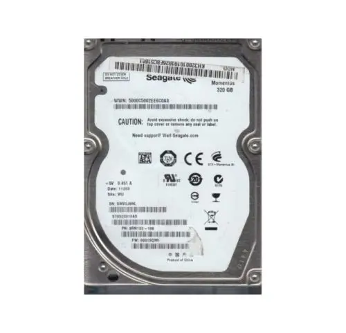 ST9320310AS Seagate Momentus 320GB 5400RPM SATA 3Gb/s 8MB Cache 2.5-Inch Hard Drive