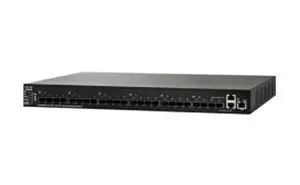 SX550X-24F-K9-AU Cisco 350 Series SX550X-24F 24 x SFP+ Ports Base-T + 4 x Combo SFP+ Ports Layer 3 Stackable Managed Gigabit Ethernet Network Switch