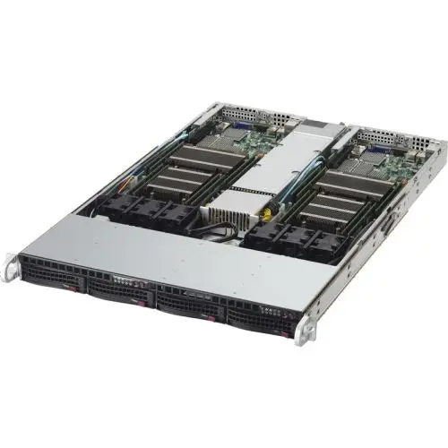 SYS-6018TR-TF Supermicro Twin Barebone 1U Barebone Two Hot-pluggable Nodes Dual Intel Xeon Processor