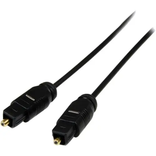 THINTOS15 StarTech 15ft Thin Toslink Digital Optical SPDIF Audio Cable