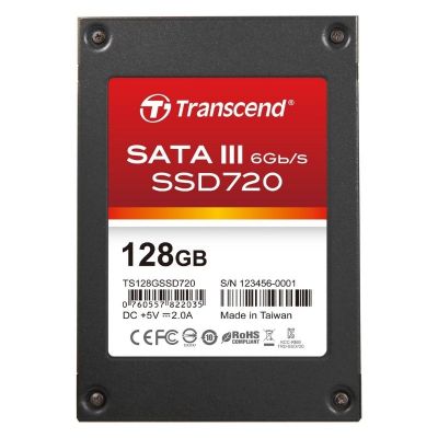 TS128GSSD720 Transcend 128GB Multi-Level Cell SATA 6Gb/s 2.5-Inch Solid State Drive