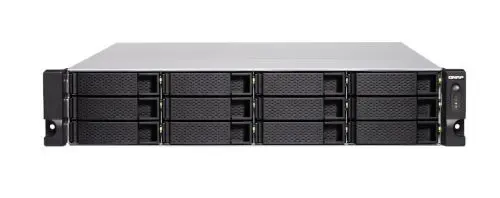TS-1283XU-RP-E2124-8G QNAP NAS Rack (2U) Ethernet LAN Black E-2124