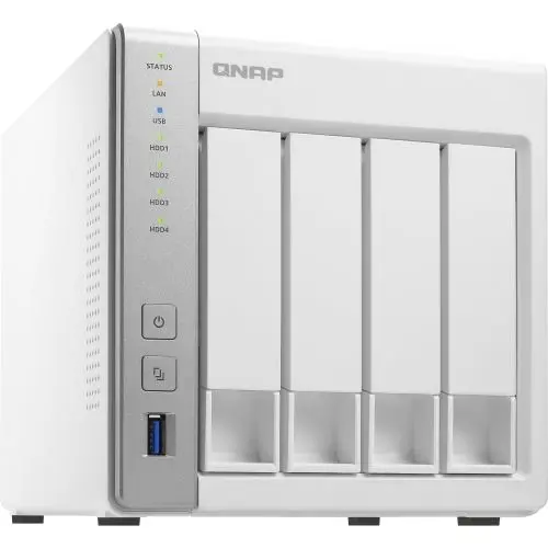 TS-431P-US QNAP TS-431P-US Alpine AL-212 1.7GHz/ 1GB RAM/ 2GbE/ 4SATA3/ USB3.0/ 4-Bay Tower NAS for Home & SOHO