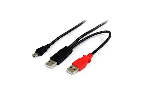 USB2HABMY6 Startech 6ft USB Cable for External Hard Drive USB A to mini B