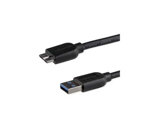 StarTech 0.5m Slim Micro USB 3.0 Cable - M/M