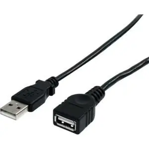 USBEXTAA3BK Startech 3ft Black USB 2.0 Extension Cable A to A M/F