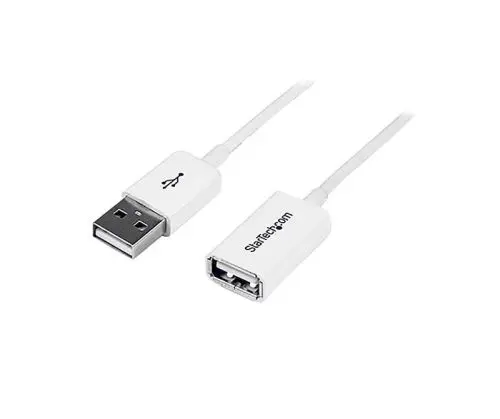 USBEXTPAA1MW Startech 1m White USB 2.0 Extension Cable A to A M/F