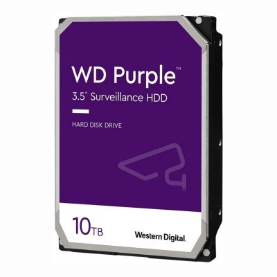 WD101PURZ Western Digital Purple 10TB 7200RPM SATA 6Gb/s 256MB Cache 3.5-Inch Surveillance Hard Drive