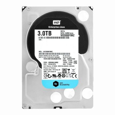 WD3000F9MZ Western Digital SE 3TB 7200RPM SATA 6Gb/s 64MB Cache (RoHS) 3.5-Inch Enterprise Hard Drive