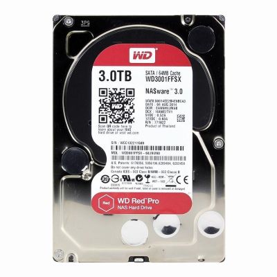 WD3001FFSX-68JNUN0 Western Digital Red Pro 3TB 7200RPM 6Gb/s SATA 512e 64MB Cache 3.5-Inch Hard Drive