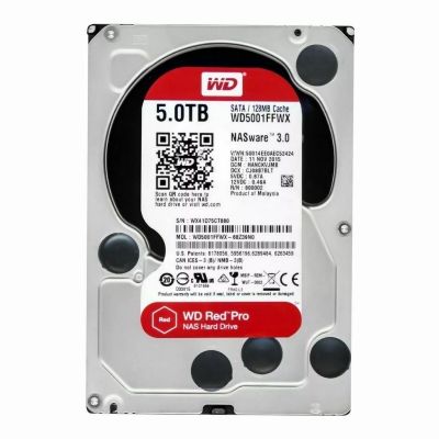 WD5001FFWX-68Z39N0 Western Digital Red Pro 5TB 7200RPM 6Gb/s SATA 512e 128MB Cache 3.5-Inch Hard Drive