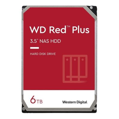 WD60EFRX-68L0BN1 - Western Digital Red 6TB 5400RPM SATA 6GB/s 64MB Cache 3.5-inch NAS Hard Drive