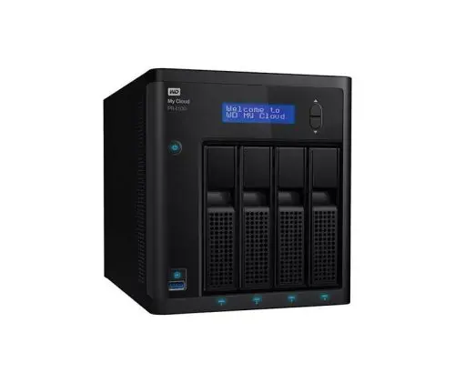 WDBNFA0320KBK-NESN Western Digital My Cloud PR4100 4-bays 32TB (4 x 8TB) HDD Gigabit Ethernet RAID 0