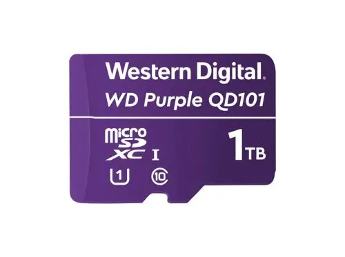 WDD100T1P0C Western Digital Purple 1 TB microSDXC Flash Memory Card