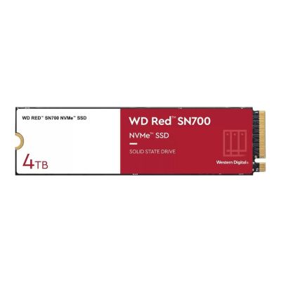 WDS400T1R0C Western Digital Red SN700 Series 4TB PCI Express NVMe 3.0 x4 M.2 2280 Solid State Drive