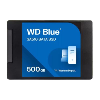 WDS500G3B0A Western Digital Blue SA510 Series 500GB SATA 6Gb/s 2.5-Inch Solid State Drive
