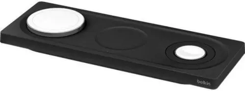 WIZ016TTBK Belkin 3-in-1 Wireless Charging Pad with MagSafe for Apple iPhone 14 Pro Max/AirPods 2nd Gen/Watch Series 7