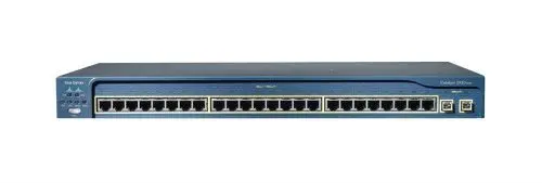 WS-C2950SX-24 Cisco Catalyst 2950 Series 2950SX-24 24 x Ports 10/100Base-TX + 2 x Ports 1000Base-SX Layer 2 Managed 1U Rack-mountable Fast Ethernet Network Switch