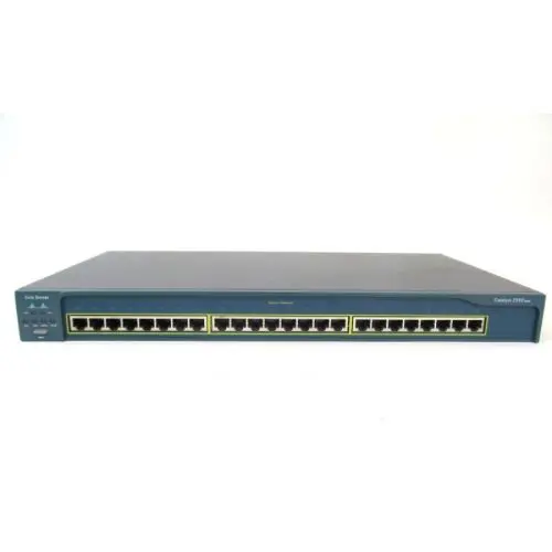 WS-C2950-24 Cisco Catalyst 2950 Series C2950-24 Catalyst C2950-24 24 x RJ-45 Port 10/100Base-TX Layer 2 Managed 1U Rack-mountable Fast Ethernet Network Switch