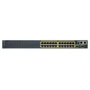 WS-C2960S-24TS-S Cisco Catalyst 2960-S Series 2960S-24TS 24 x Ports 10/100/1000Base-T + 2 x SFP Ports Layer 3 Managed 1U Rack-mountable Gigabit Ethernet Network Switch