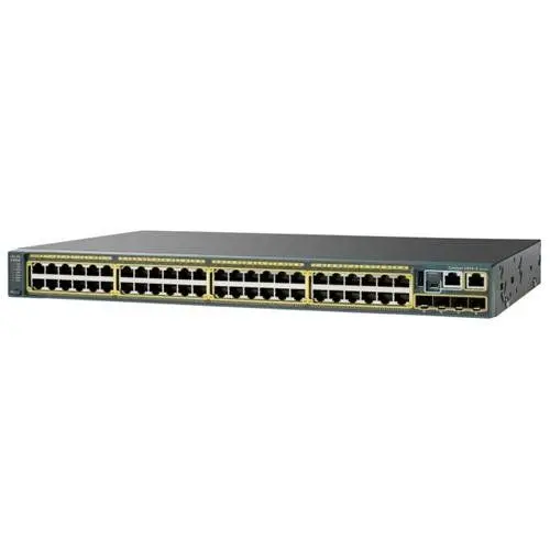 WS-C2960S-F48TS-S Cisco Catalyst 2960-S Series C2960S-F48TS 48 x RJ-45 Ports 10/100Base-TX + 2 x SFP Ports Layer 2 Managed Rack-mountable Fast Ethernet Network Switch