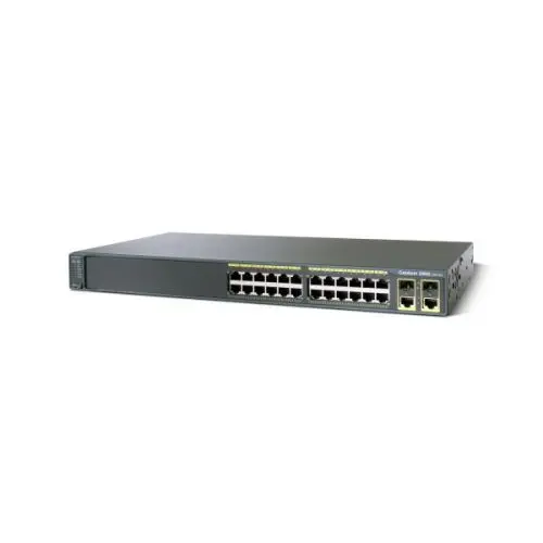 WS-C2960-24TC-L-RF Cisco Catalyst 2960 Series C2960-24T 24 x RJ-45 Ports 10/100Base-TX + 2 x dual-purpose uplinks Ports Layer 2 Managed 1U Rack-Mountable Fast Ethernet Network Switch