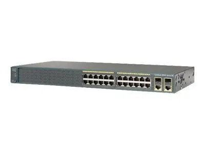WS-C2960+24TC-S-RF Cisco Catalyst 2960 Series C2960+24T 24 x RJ-45 Ports 10/100Base-TX + 2 x Combo SFP Ports Layer 2 Managed 1U Rack-Mountable Fast Ethernet Network Switch