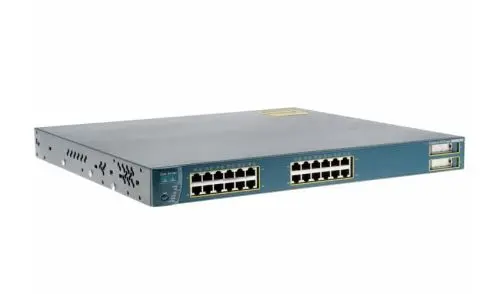 WS-C3550-24PWR-SMI Cisco Catalyst 3550 Series 3550-24 24 x RJ-45 Ports 10/100BaseTX + 2 x SFP mini-GBIC Ports Layer 4 Managed Rack-mountable Fast Ethernet Network Switch