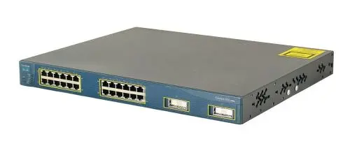 WS-C3550-24-EMI Cisco Catalyst 3550 Series 3550-24 24 x RJ-45 Ports 10/100BaseTX + 2 x SFP mini-GBIC Ports Layer 4 Managed Rack-mountable Fast Ethernet Network Switch