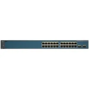 WS-C3560V224PSS-RF Cisco Catalyst 3560V2 Series 3560V2-24P 24 x RJ-45 Ports PoE 10/100Base-TX + 2 x SFP Ports Layer 3 Managed 1U Rack-mountable Fast Ethernet Network Switch
