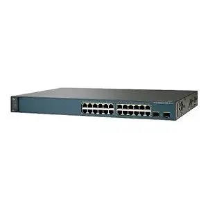 WS-C3560V2-24TS-S Cisco Catalyst 3560V2 Series 3560V2-24T 24 x RJ-45 Ports 10/100Base-TX + 2 x SFP Ports Layer 3 Managed Rack-mountable Fast Ethernet Network Switch