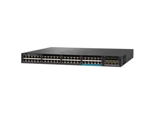 WS-C3650-12X48FD-L Cisco Catalyst 3650 Series 36 x Ports PoE+ 10/100/1000Base-T + 12 x SFP+ Ports + 2 x SFP+ (Uplink) Ports Layer 3 Managed 1U Rack-mountable Gigabit Ethernet Network Switch