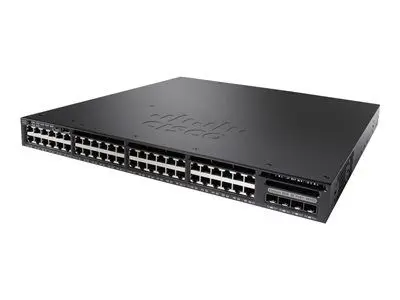 WS-C3650-48PD-S-RF Cisco Catalyst 3650 Series C3650-48PD 48 x RJ-45 Ports PoE+ 10/100/1000Base-T + 4 x SFP Uplinks Ports Layer 3 Managed Rack-mountable Gigabit Ethernet Network Switch